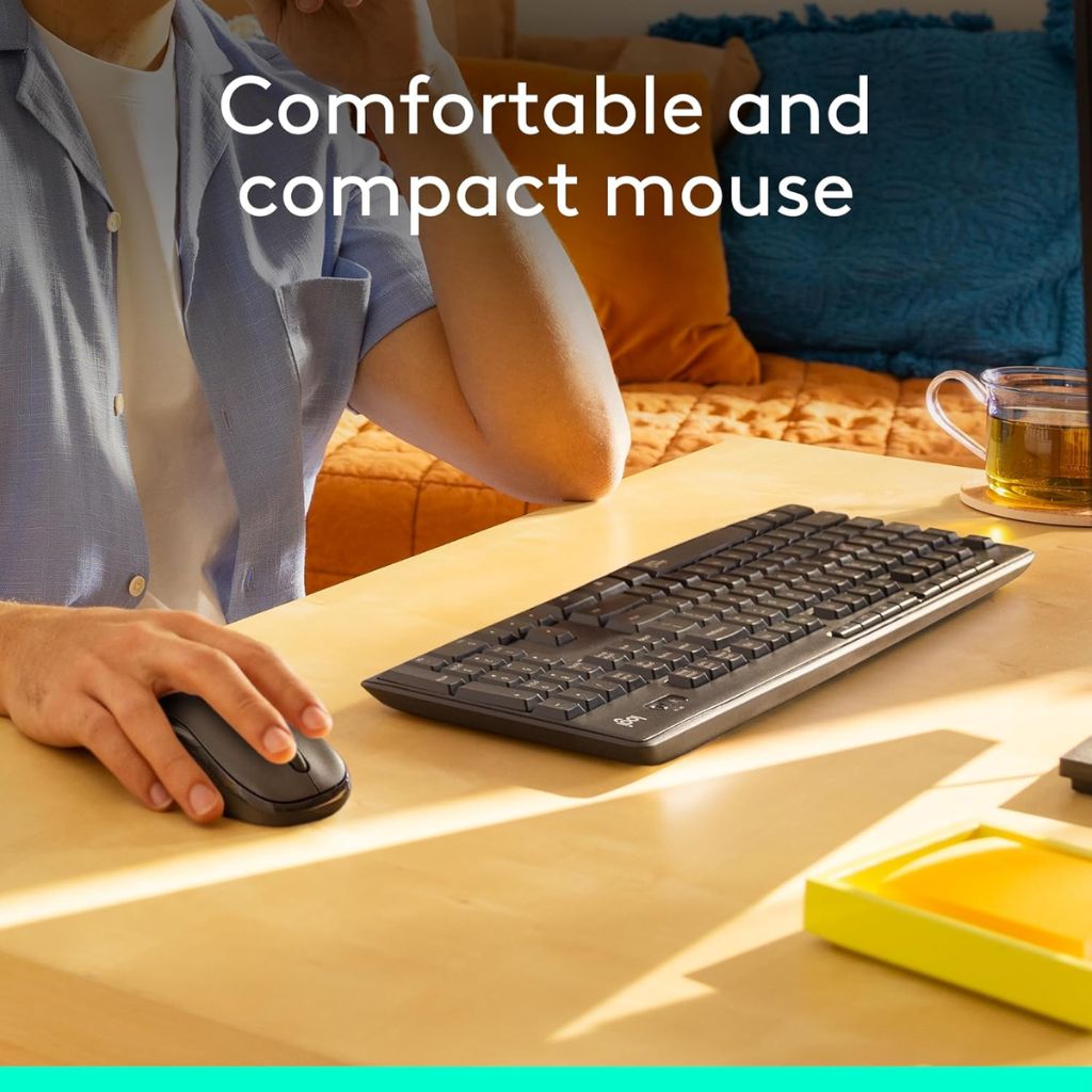 Logitech MK295 Silent Wireless Keyboard & Mouse Combo - Image 5