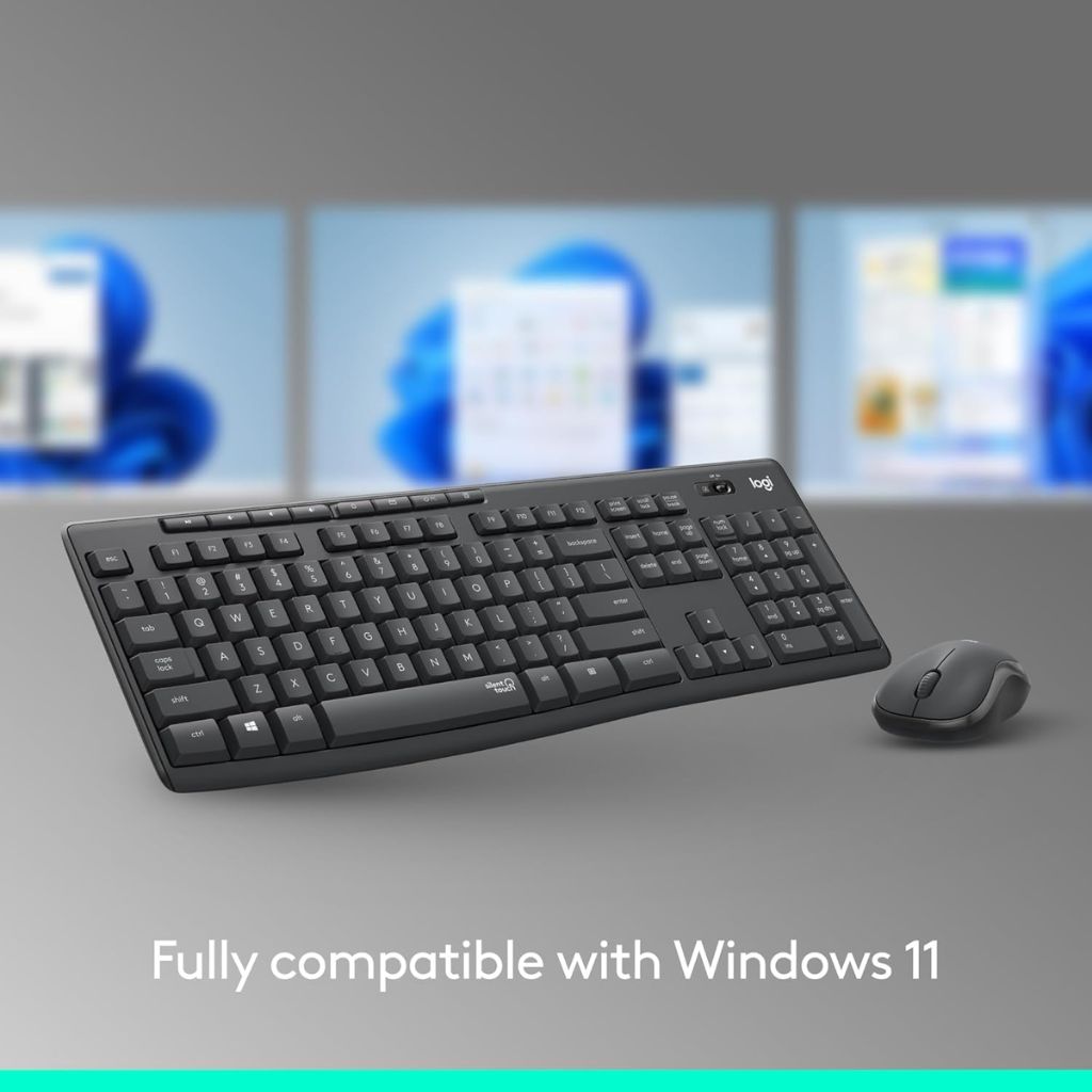 Logitech MK295 Silent Wireless Keyboard & Mouse Combo - Image 6