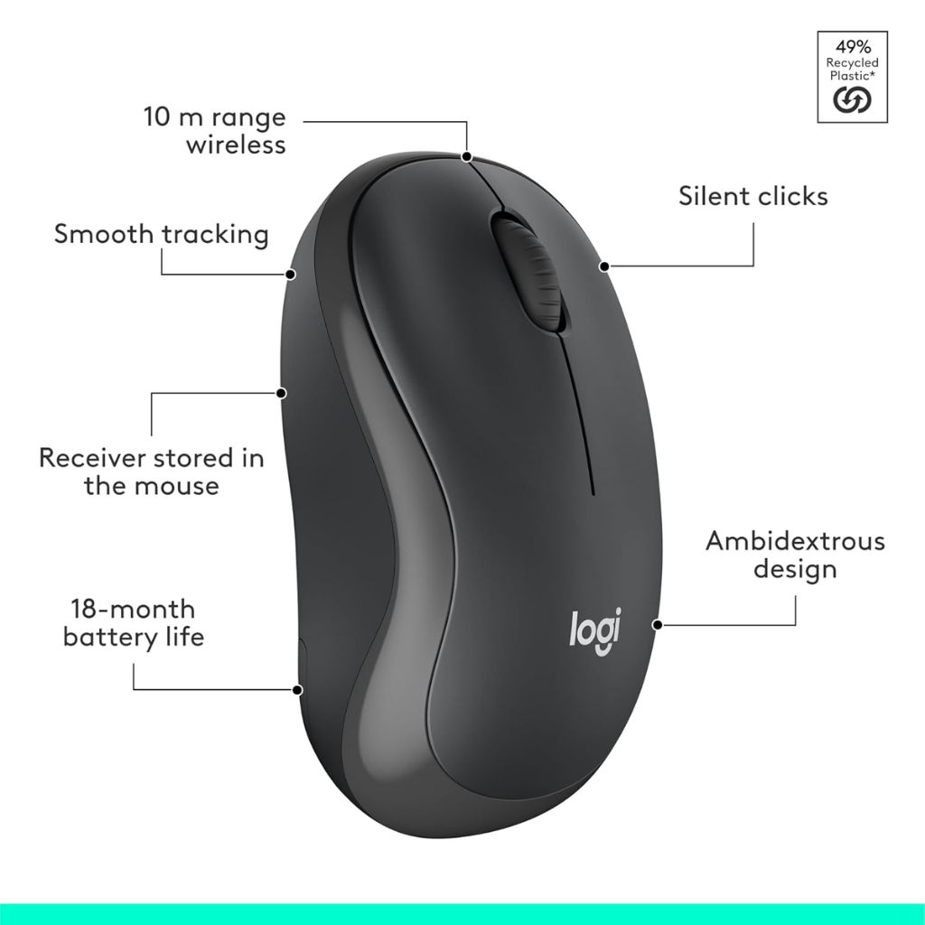 Logitech MK295 Silent Wireless Keyboard & Mouse Combo - Image 10