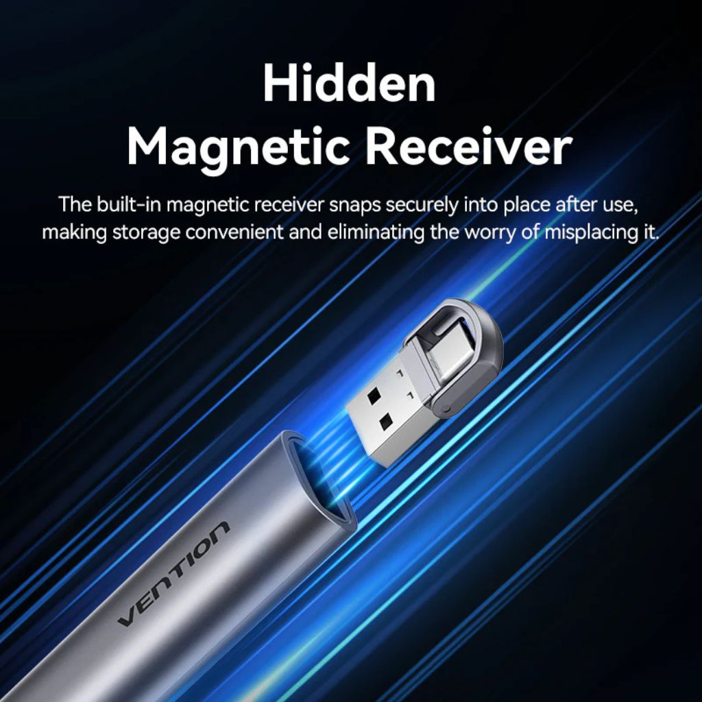 Vention Wireless Presentation Clicker with Red Laser Pointer - Image 13