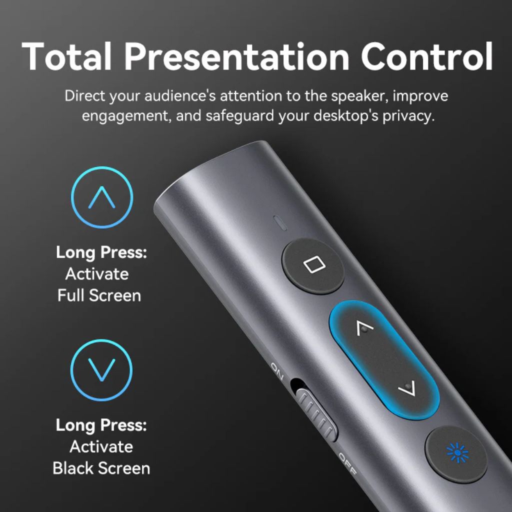 Vention Wireless Presentation Clicker with Red Laser Pointer - Image 9